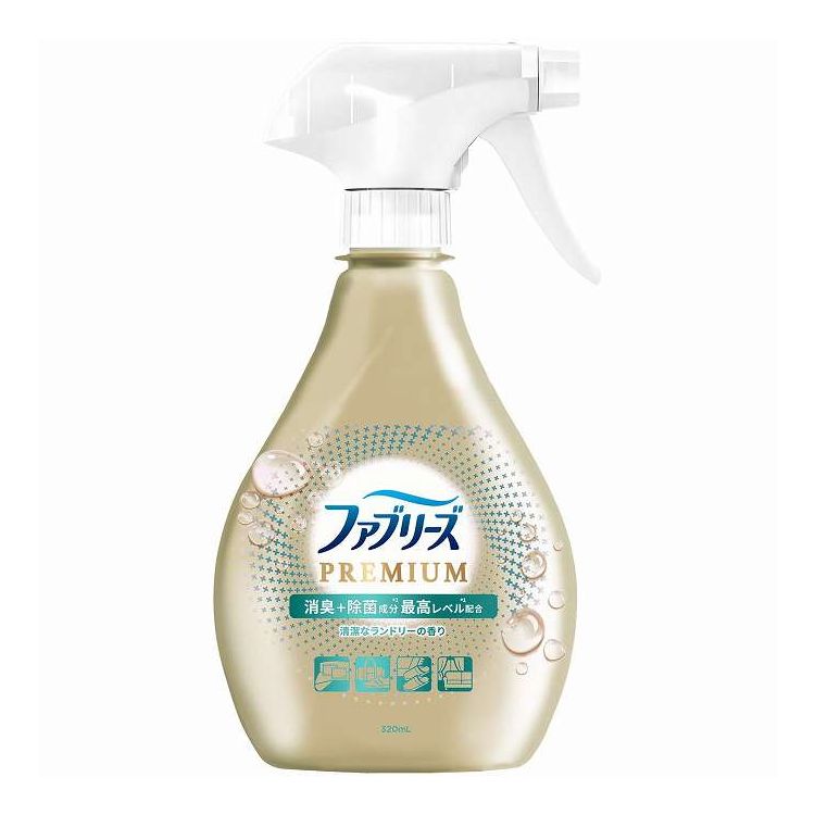 【単品18個セット】 ファブリーズW除菌+消臭プレミアム清潔なランドリーの香り本体 P&Gジャパン(代引不可)【ポイント10倍】【送料無料】 9,381円