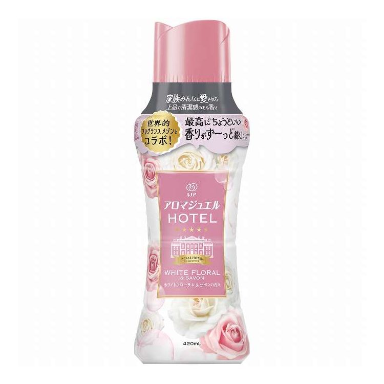 【単品10個セット】 P&Gジャパン レノアアロマジュエルホワイトフローラル&サボンの香り本体 420mL(代引不可)【ポイント10倍】【送料無料】