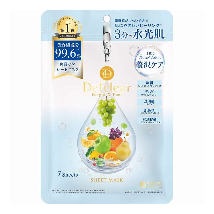 【単品10個セット】 明色化粧品 DETクリア ブライト&ピール シートマスク(代引不可)【ポイント10倍】【送料無料】