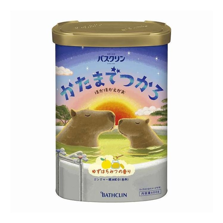 【単品10個セット】 バスクリン バスクリン かたまでつかろ ゆずはちみつの香り 600G(代引不可)【ポイント10倍】【送料無料】
