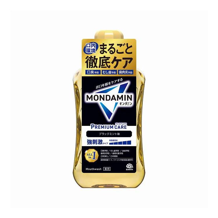 【単品11個セット】 アース製薬 モンダミン プレミアムケア ブラックミント 1000ml(代引不可)【ポイント10倍】【送料無料】