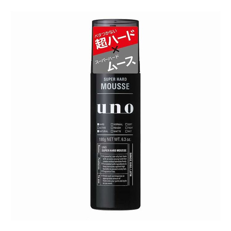 【単品14個セット】 ファイントゥデイ ウーノ スーパーハードムース f 180G(代引不可)【ポイント10倍】【送料無料】