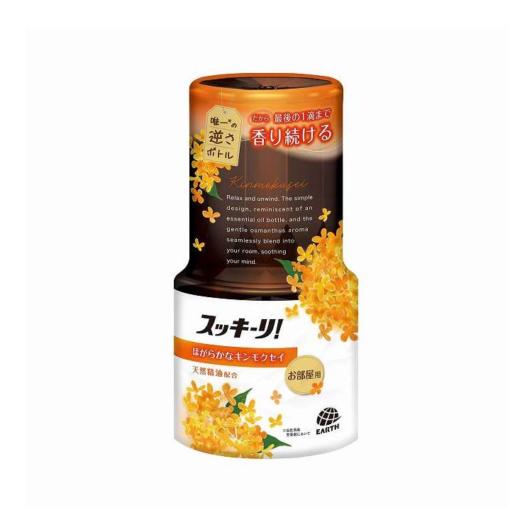 【単品14個セット】 アース製薬 スッキーリ! お部屋用 キンモクセイ 400ml(代引不可)【ポイント10倍】【送料無料】