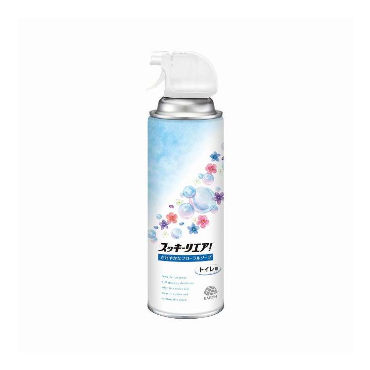 【単品15個セット】 アース製薬 スッキーリエアトイレ用さわやかなフローラルソープ 350mL(代引不可)【ポイント10倍】【送料無料】