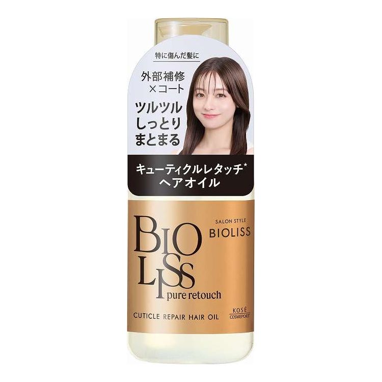 【単品18個セット】 コーセーコスメポート サロンスタイル ビオリス ピュアレタッチ キューティクルリペア ヘアオイル 80mL(代引不可)【ポイント10倍】【送料無料】|リコメン堂