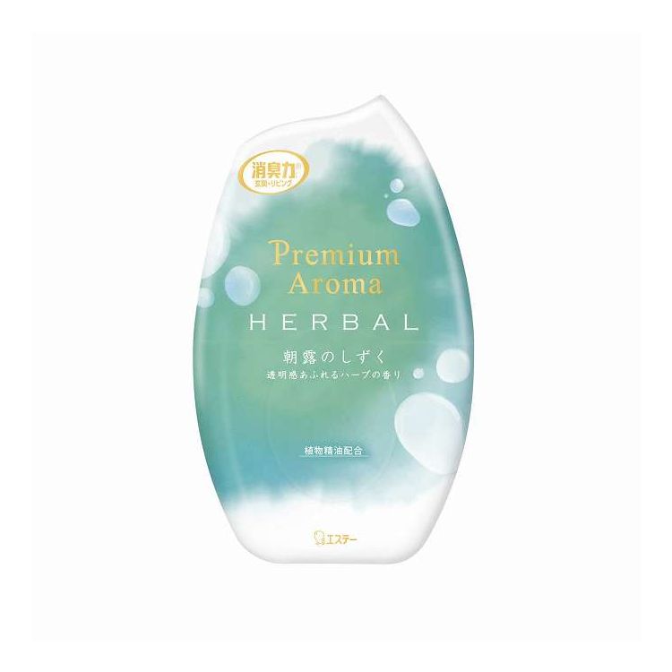 【単品18個セット】 エステー お部屋の消臭力 Premium Aroma 朝露のしずく(代引不可)【ポイント10倍】【送料無料】