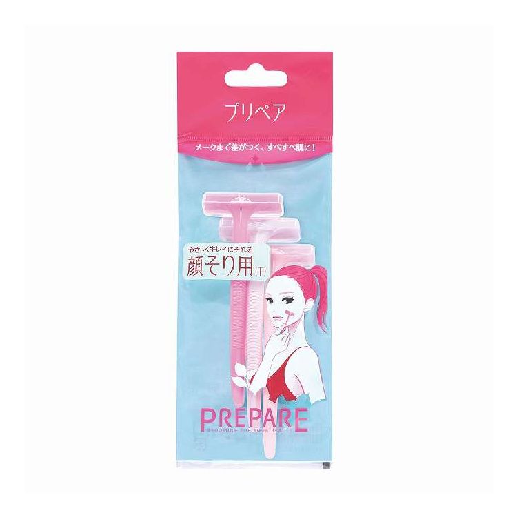 【単品20個セット】 ファイントゥデイ プリペア 顔そり用(T) 3本(代引不可)【ポイント10倍】【送料無料】