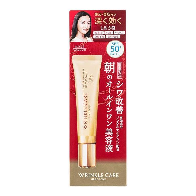 【単品5個セット】 グレイスワン リンクルケア モイストジェルエッセンス UV 40g(代引不可)【ポイント10倍】【送料無料】|リコメン堂