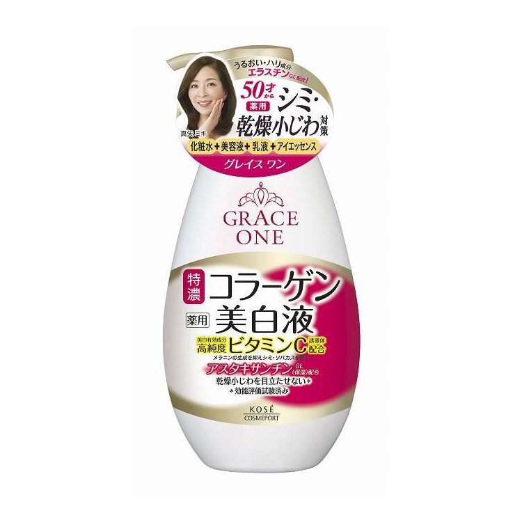 【単品8個セット】 コーセーコスメポート グレイスワン薬用美白保湿液 230ml(代引不可)【ポイント10倍】【送料無料】｜リコメン堂