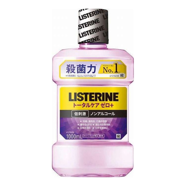 【単品9個セット】 ジョンソン&ジョンソン 薬用リステリントータルケアゼロプラス 1000ml(代引不可)【ポイント10倍】【送料無料】