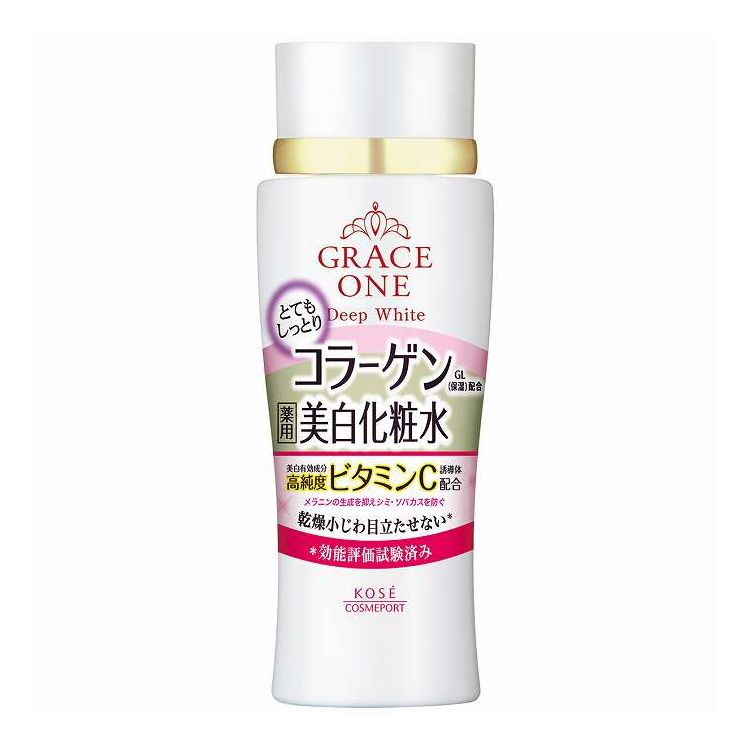 【単品12個セット】 グレイス ワン ディープホワイト ローション R とてもしっとり 180ml(代引不可)【ポイント10倍】【送料無料】