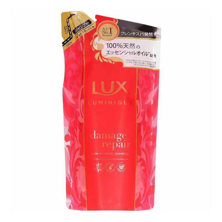 【単品18個セット】 ユニリーバ ジャパン ラックス ルミニーク ダメージリペア シャンプー 詰替え用 化粧品 350g(代引不可)【ポイント10倍】【送料無料】｜リコメン堂