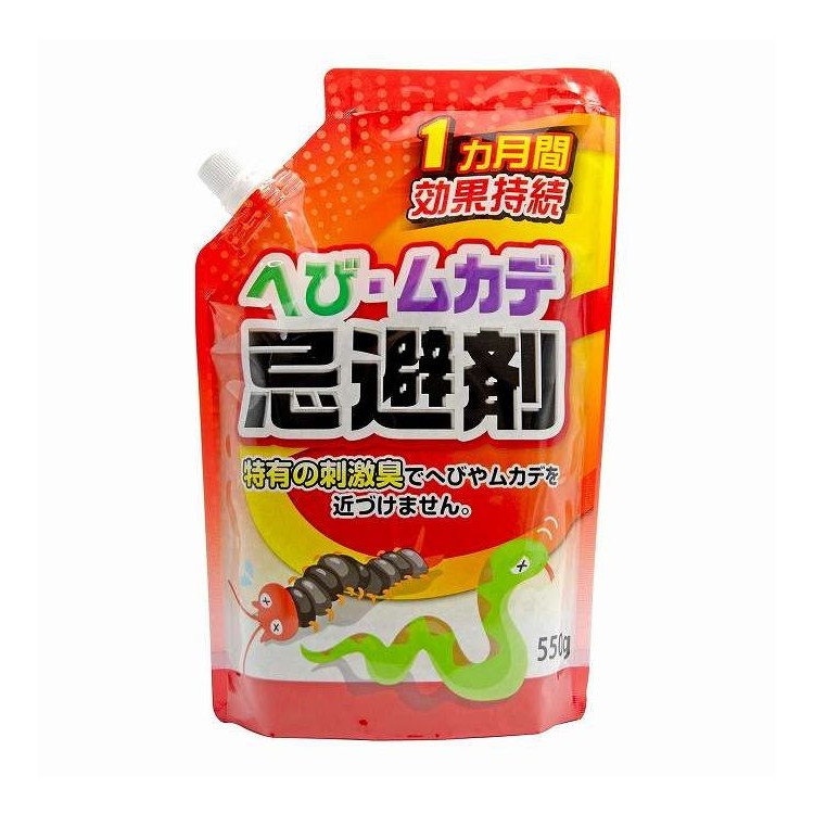 【単品11個セット】 トーヤク へび・ムカデ忌避剤 スタンドパック 550g(代引不可)【ポイント10倍】【送料無料】|リコメン堂