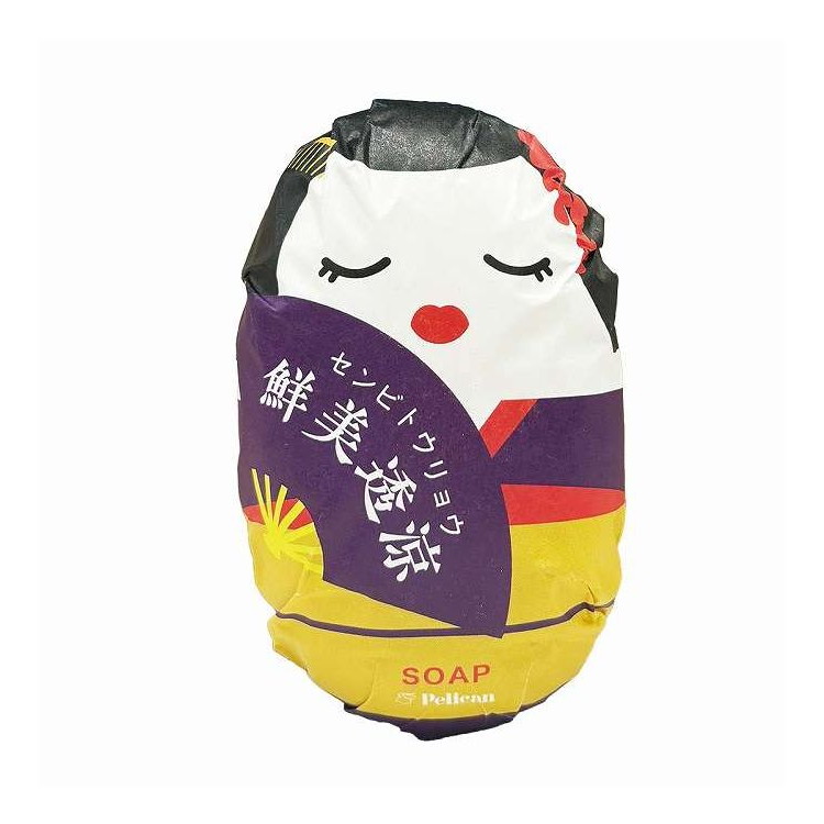 【単品16個セット】 和せっけん 芸者 ペリカン石鹸(代引不可)【ポイント10倍】【送料無料】｜リコメン堂