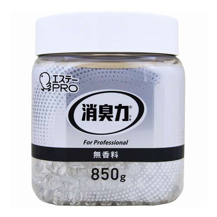【単品12個セット】 消臭力 業務用 ビーズタイプ 本体 大容量 無香料 エステーPRO(代引不可)【ポイント10倍】【送料無料】|リコメン堂