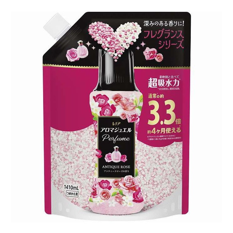 【単品5個セット】 レノア アロマジュエルアンティークローズ&フローラルの香り つめかえ 用超特大サイズ P&G 1410ml(代引不可)【ポイント10倍】【送料無料】