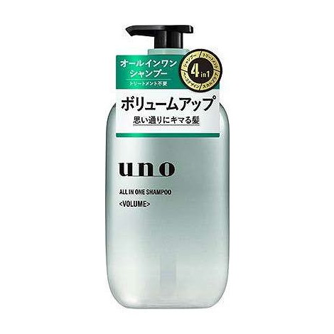 【単品8個セット】 ウーノ オールインワンシャンプー ボリューム ファイントゥデイ 480ml(代引不可)【ポイント10倍】【送料無料】｜リコメン堂