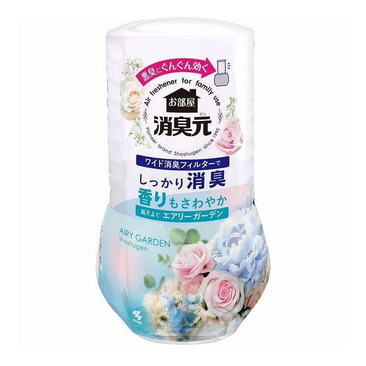 【単品9個セット】 お部屋の消臭元 風そよぐエアリーガーデン 小林製薬 400ml(代引不可)【ポイント10倍】【送料無料】