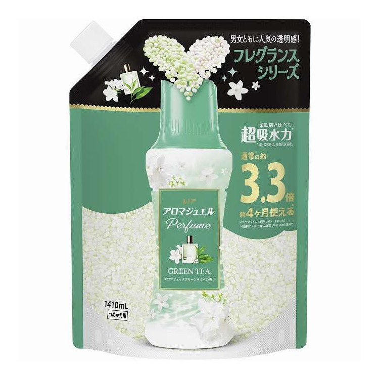 【単品12個セット】 レノア アロマジュエルグリーンティ-の香り つめかえ 用超特大サイズ P&G 1410ml(代引不可)【ポイント10倍】【送料無料】｜リコメン堂