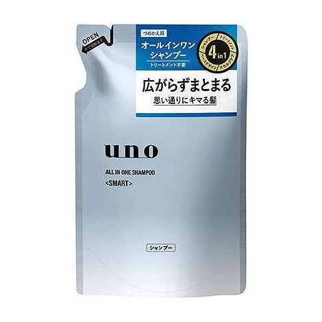 【単品14個セット】 ウーノ オールインワンシャンプー スマート つめかえ 用 ファイントゥデイ 400ml(代引不可)【ポイント10倍】【送料無料】｜リコメン堂