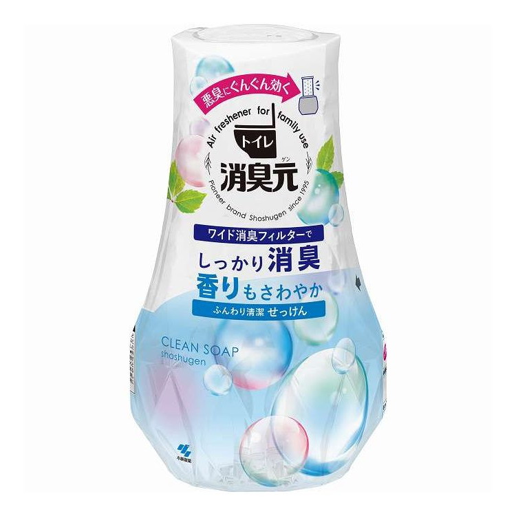 【単品14個セット】 トイレの消臭元 ふんわり清潔せっけん 小林製薬 400ml(代引不可)【ポイント10倍】【送料無料】