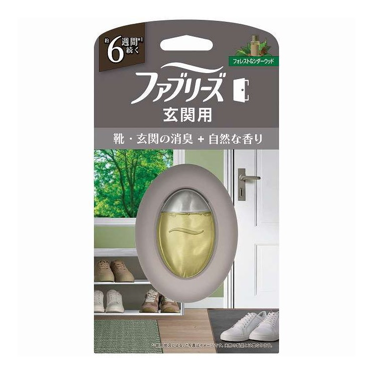 【単品16個セット】 ファブリーズ 玄関用消臭剤プレミアムシリーズ消臭+自然な香りフォレスト&シダーウッド P&G 7ml(代引不可)【ポイント10倍】【送料無料】