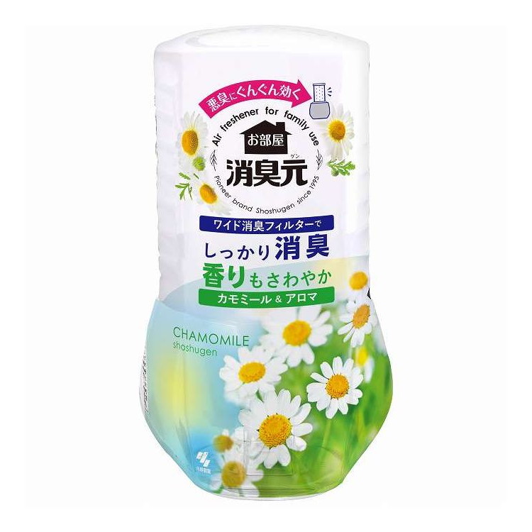 【単品20個セット】 お部屋の消臭元 カモミール&アロマの香り 小林製薬 400ml(代引不可)【ポイント10倍】【送料無料】|リコメン堂
