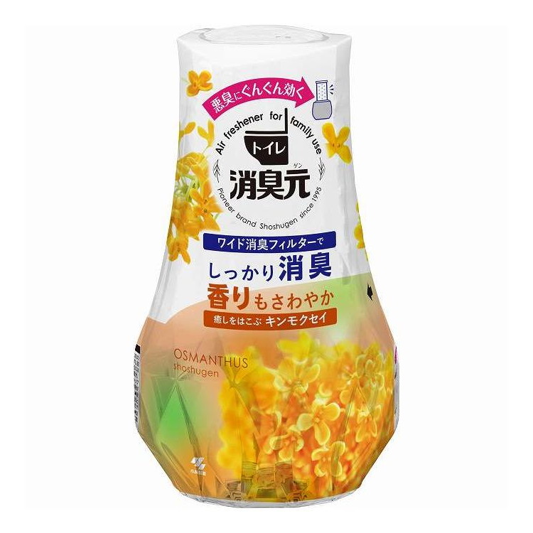 【単品20個セット】 トイレの消臭元 癒しをはこぶキンモクセイ 小林製薬 400ml(代引不可)【ポイント10倍】【送料無料】｜リコメン堂