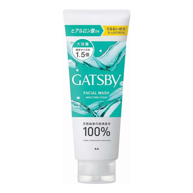 【単品10個セット】 ギャツビー フェイシャルウォッシュ モイスチャーフォーム (大容量) マンダム 200G(代引不可)【ポイント10倍】【送料無料】