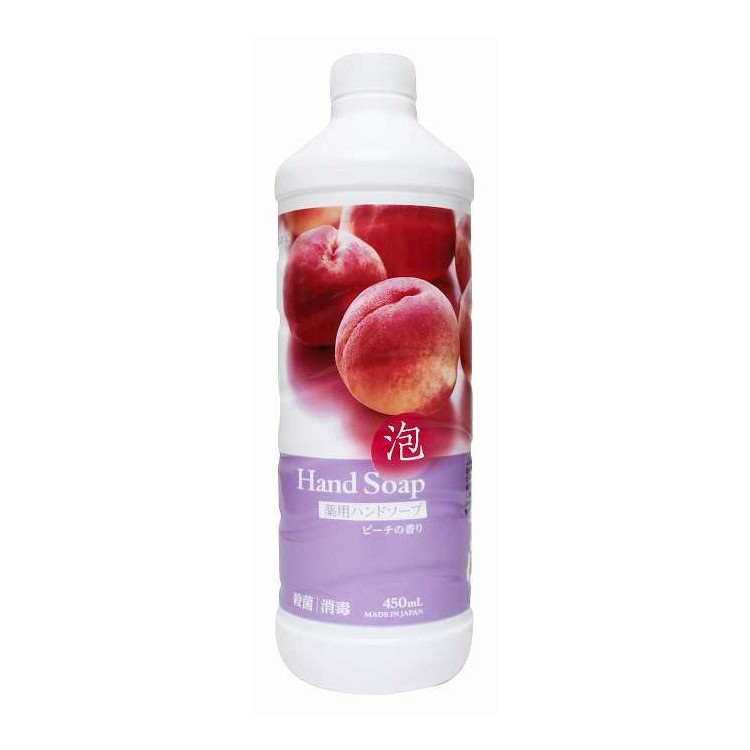 【単品15個セット】 ラブライン薬用泡ハンドソープ詰替 ミツエイ 450mL(代引不可)【ポイント10倍】【送料無料】