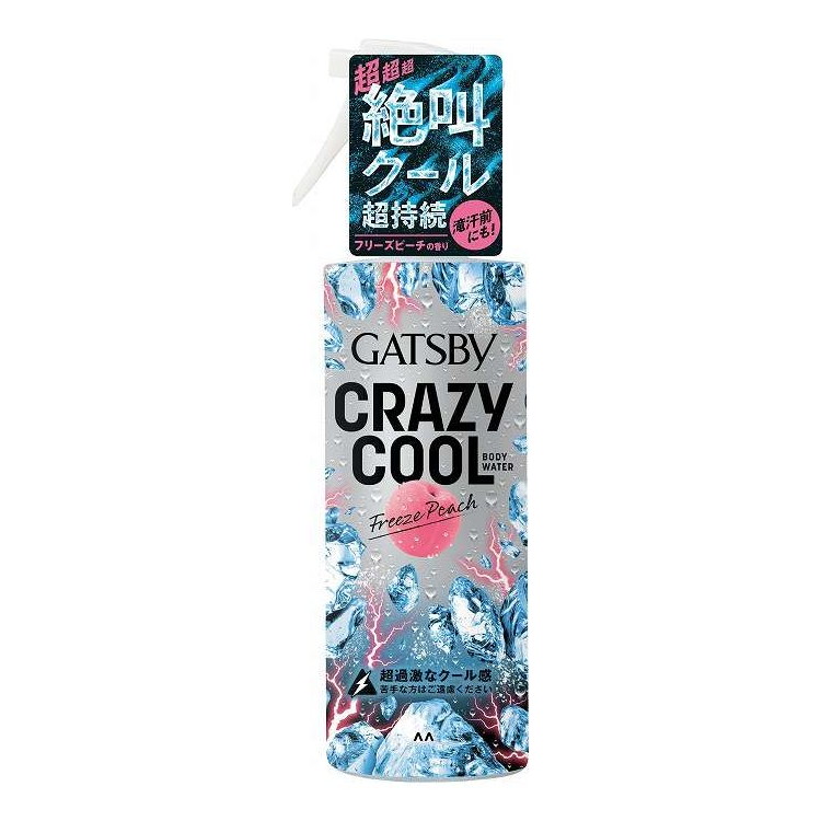 【単品16個セット】 ギャツビー クレイジークール ボディウォーター フリーズピーチ マンダム 150mL(代引不可)【ポイント10倍】【送料無料】