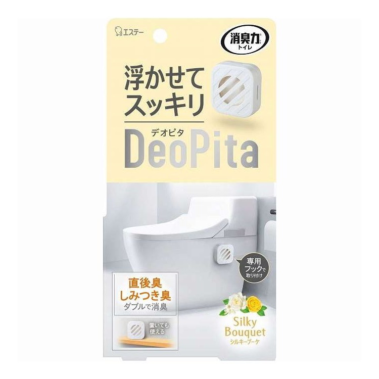 【単品20個セット】 消臭力 DeoPita トイレ用 本体 シルキーブーケ エステー 1個(代引不可)【ポイント10倍】【送料無料】