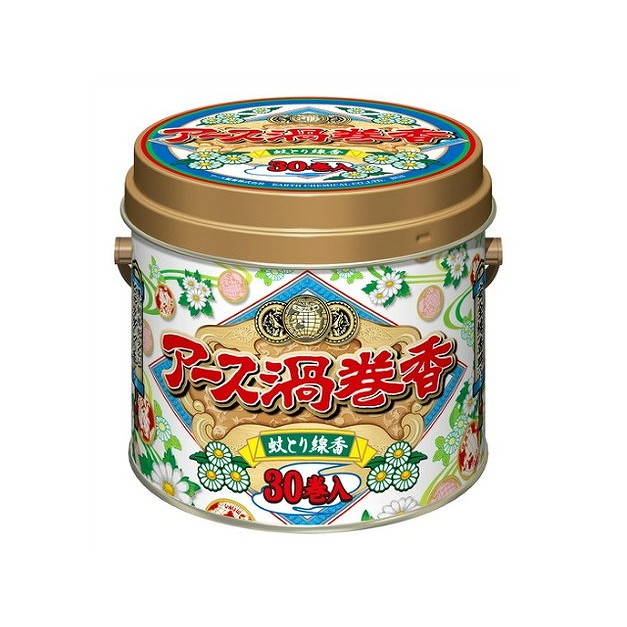 【単品20個セット】アース渦巻香 30巻缶入 アース製薬(代引不可)【送料無料】｜リコメン堂