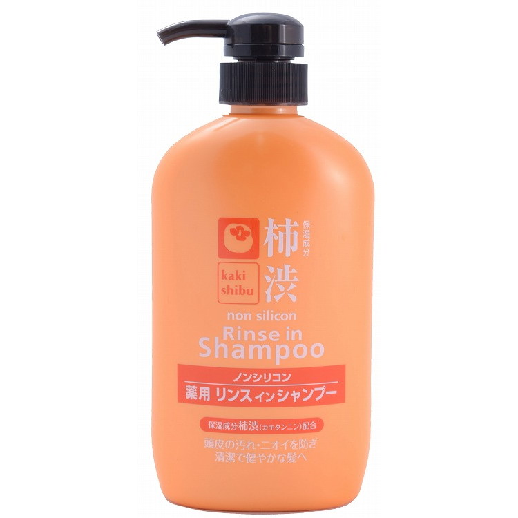 【単品20個セット】コスメS 薬用柿渋リンスインシャンプー600ML (株)コスメステーシヨン(代引不可)【送料無料】|リコメン堂