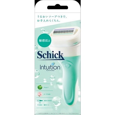 【単品5個セット】イントゥイション敏感肌用ホルダー刃付き+替刃1コ シック・ジャパン(代引不可)【送料無料】｜リコメン堂