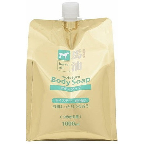 【単品18個セット】馬油ボディソープ1000ML (株)コスメステーシヨン(代引不可)【送料無料】