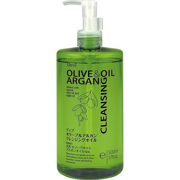 【単品14個セット】ディブ オリーブ&アルガン クレンジングオイル 500ml 熊野油脂(代引不可)【送料無料】 9,674円