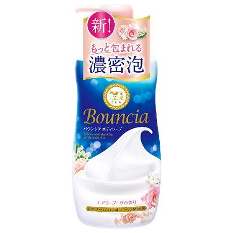 【単品18個セット】バウンシア ボディソープ エアリーブーケの香り ポンプ付 牛乳石鹸共進社(代引不可)【送料無料】｜リコメン堂