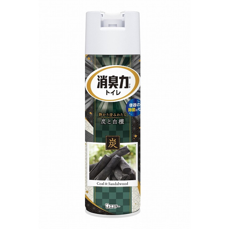 【単品18個セット】トイレの消臭力スプレー 炭と白檀 365ML エステー(代引不可)【送料無料】