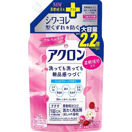 【単品16個セット】アクロンフローラルブーケの香り つめかえ用大 850ml ライオン(代引不可)【送料無料】