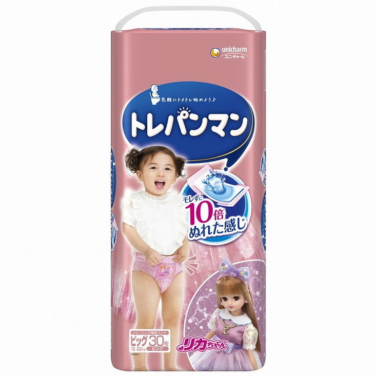【単品11個セット】トレパンマンピンクビッグ30枚 ユニ・チャーム(代引不可)【送料無料】|リコメン堂