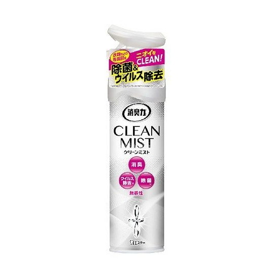 【単品12個セット】 消臭力CLEANMIST無香性280ML エステー株式会社(代引不可)【送料無料】
