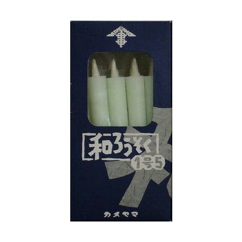 【単品16個セット】 和ろうそく1号5白箱入 カメヤマ株式会社(代引不可)【送料無料】