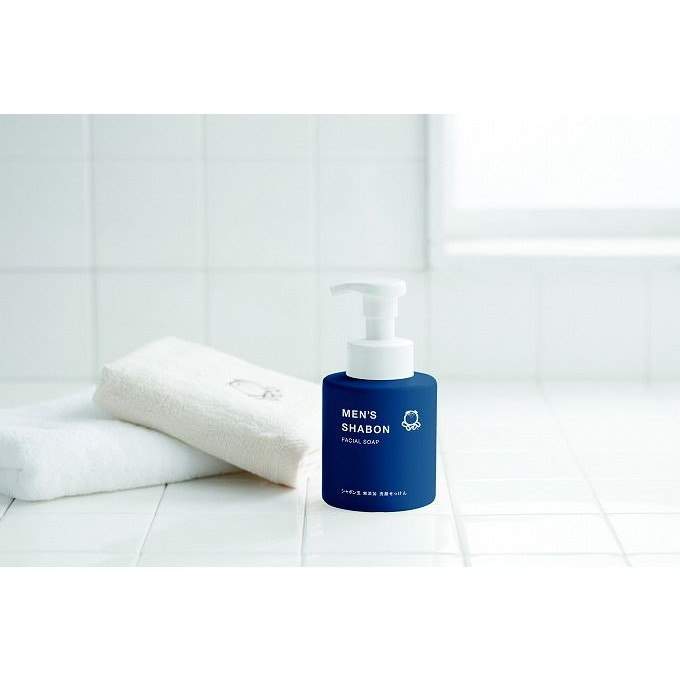 【単品15個セット】 メンズシャボンフェイシャルソープ300ML シャボン玉販売株式会社(代引不可)【送料無料】