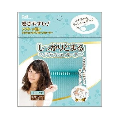 【単品20個セット】 KQ3117しっかりとまるクッションカーラーL2P 貝印株式会社(美粧)(代引不可)【送料無料】