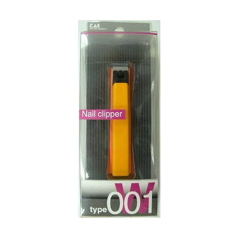 【単品20個セット】 KE0109ツメキリタイプW001オレンジ 貝印株式会社(美粧)(代引不可)【送料無料】
