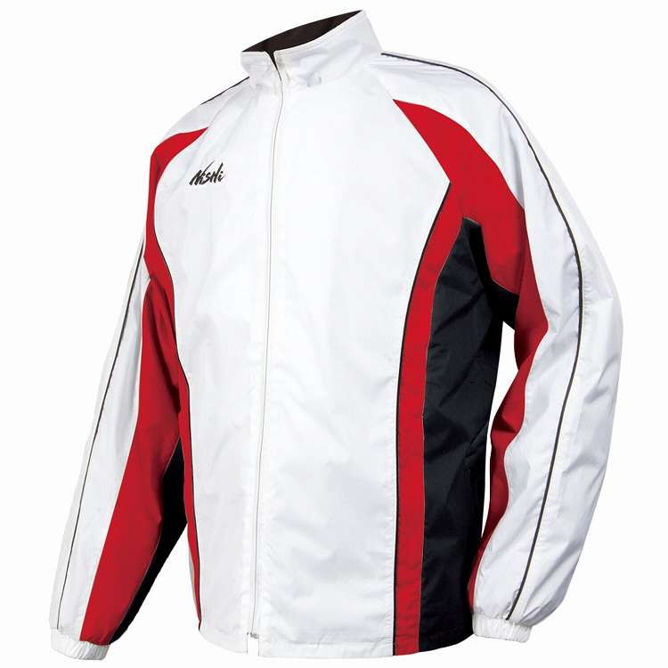 ニシ・スポーツ NISHI ライトブレーカー ジャケット M WH/レッド ランニング 陸上競技 ウェア 服 アパレル【送料無料】