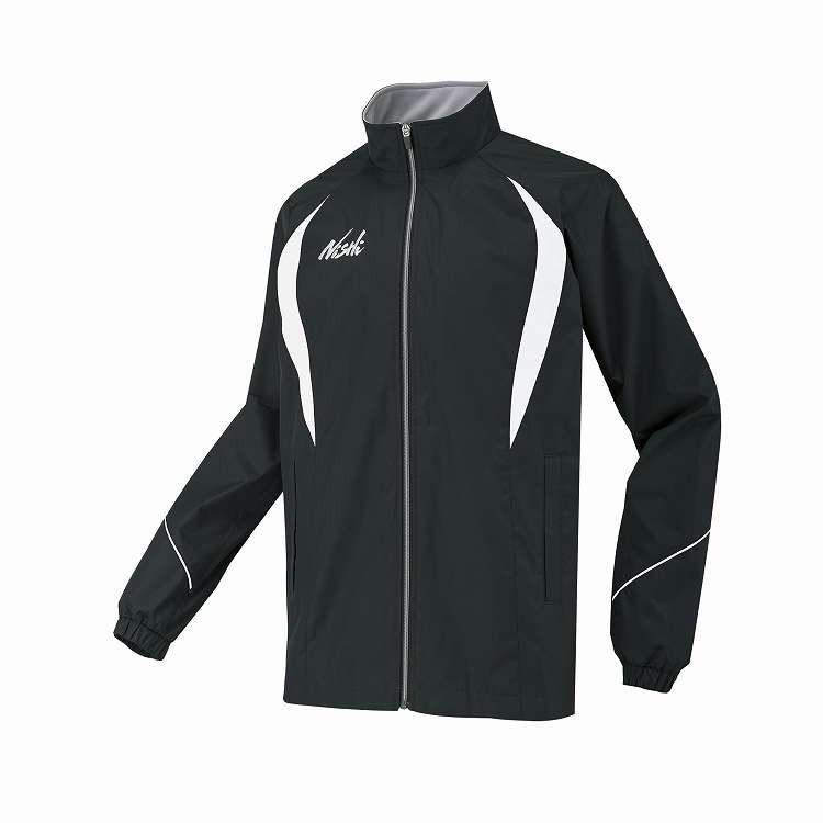 ニシ・スポーツ NISHI ライトブレーカージャケット L BK/ホワイト ランニング 陸上競技 ウェア 服 アパレル【送料無料】｜リコメン堂