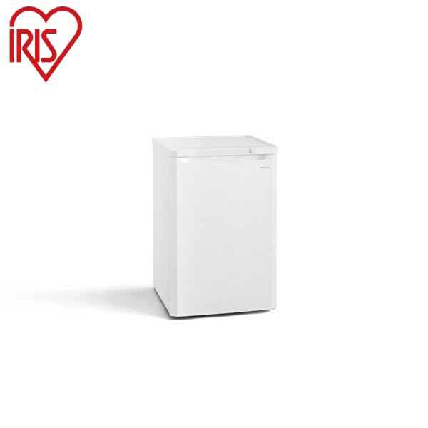 アイリスオーヤマ 前開き冷凍庫 85L IUSD-9B-W ホワイト 冷凍庫 85L・右開き IRIS OYAMA(代引不可)【送料無料】