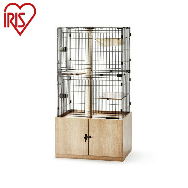 楽天市場】アイリスオーヤマ 隠れ家キャットランドケージ 猫 PKC-800